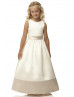 Two-tone Satin Fashion Junior Bridesmaid Dress With Bow